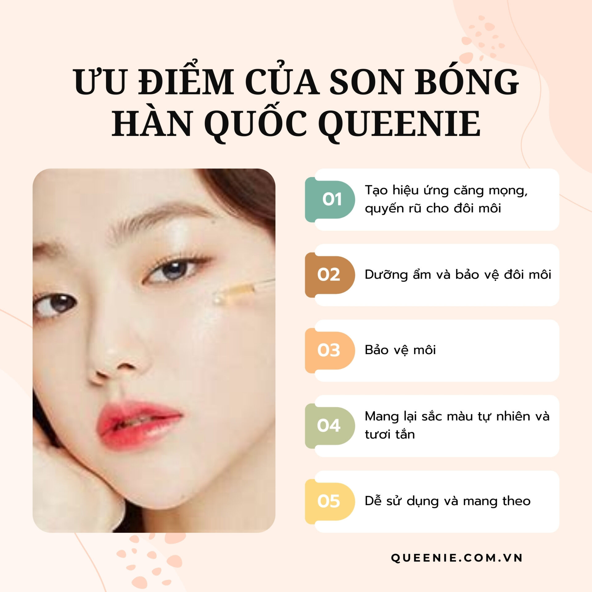 Lợi ích khi dùng son bóng Hàn Quốc cho môi căng mọng