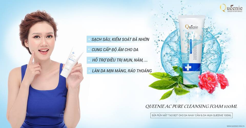 Sữa rửa mặt kiềm dầu trắng da giúp làm sạch sâu