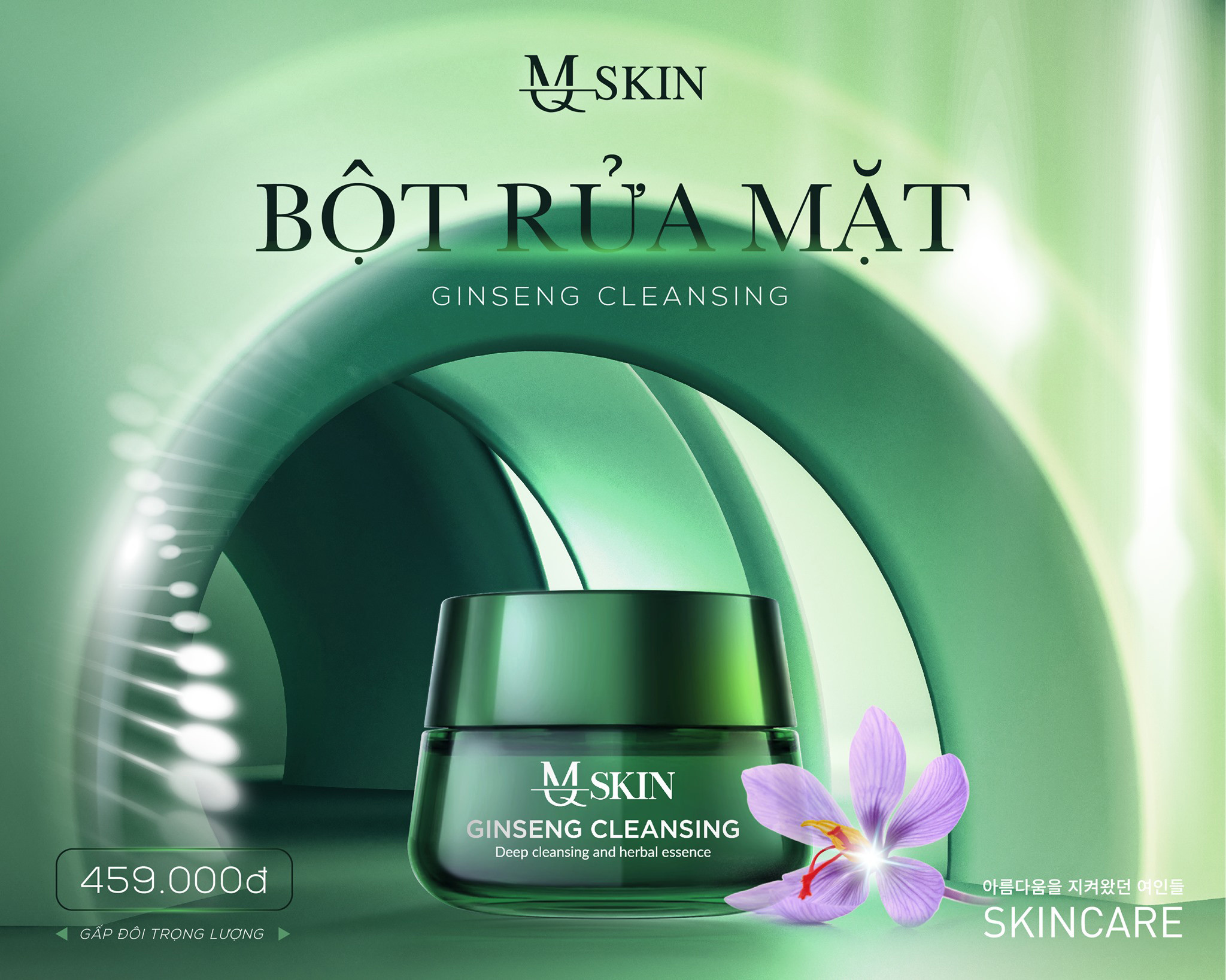 Bảo quản bột rửa mặt nhân sâm đúng cách để duy trì chất lượng