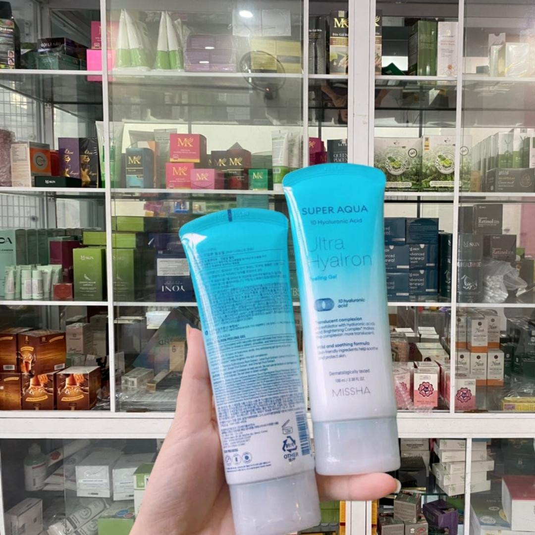 Gel tẩy tế bào chết Missha được lấy ra tay