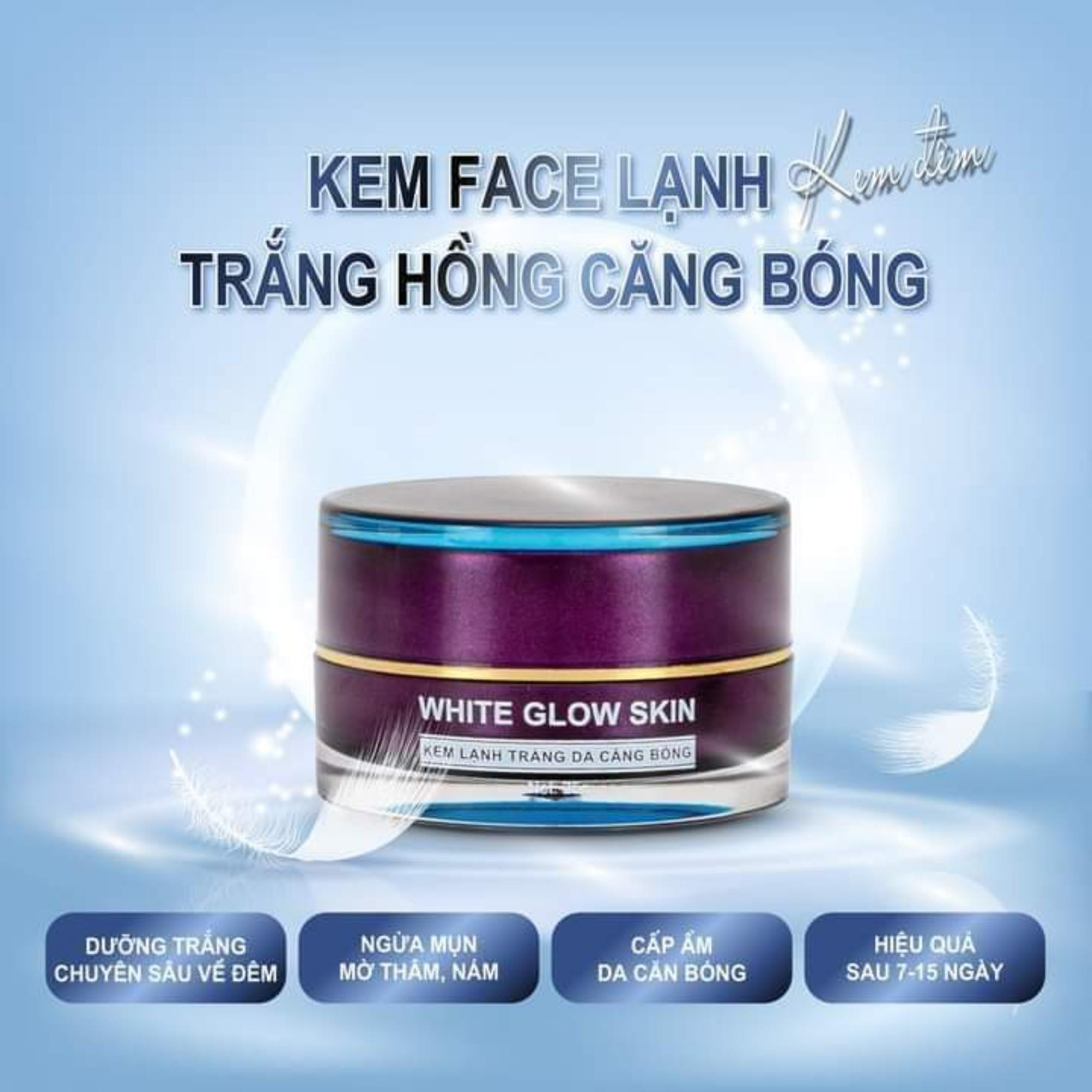 Hộp kem face lạnh N-Collagen với chất kem mềm mịn