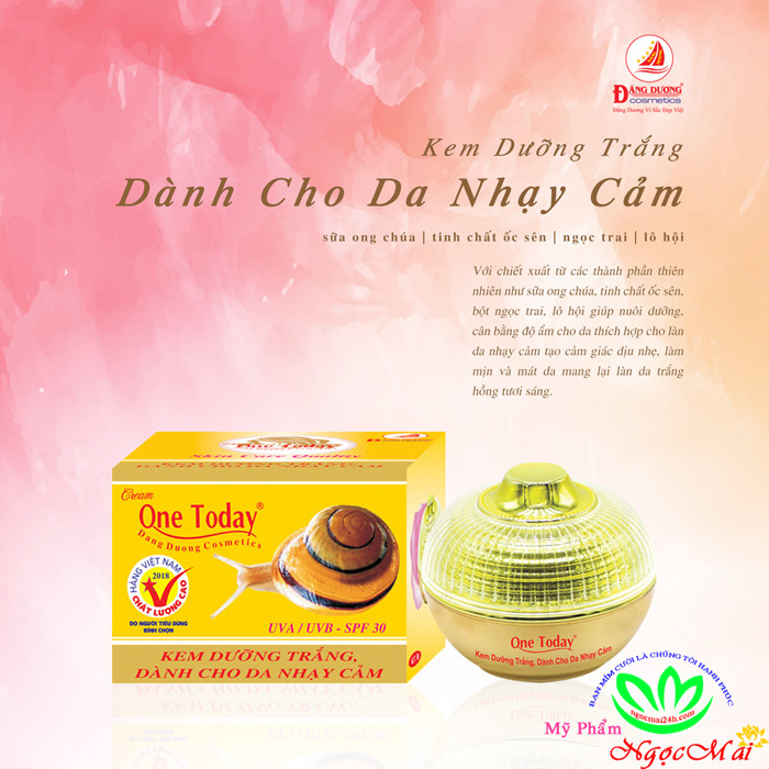 Kem dưỡng da dịu nhẹ cho làn da nhạy cảm