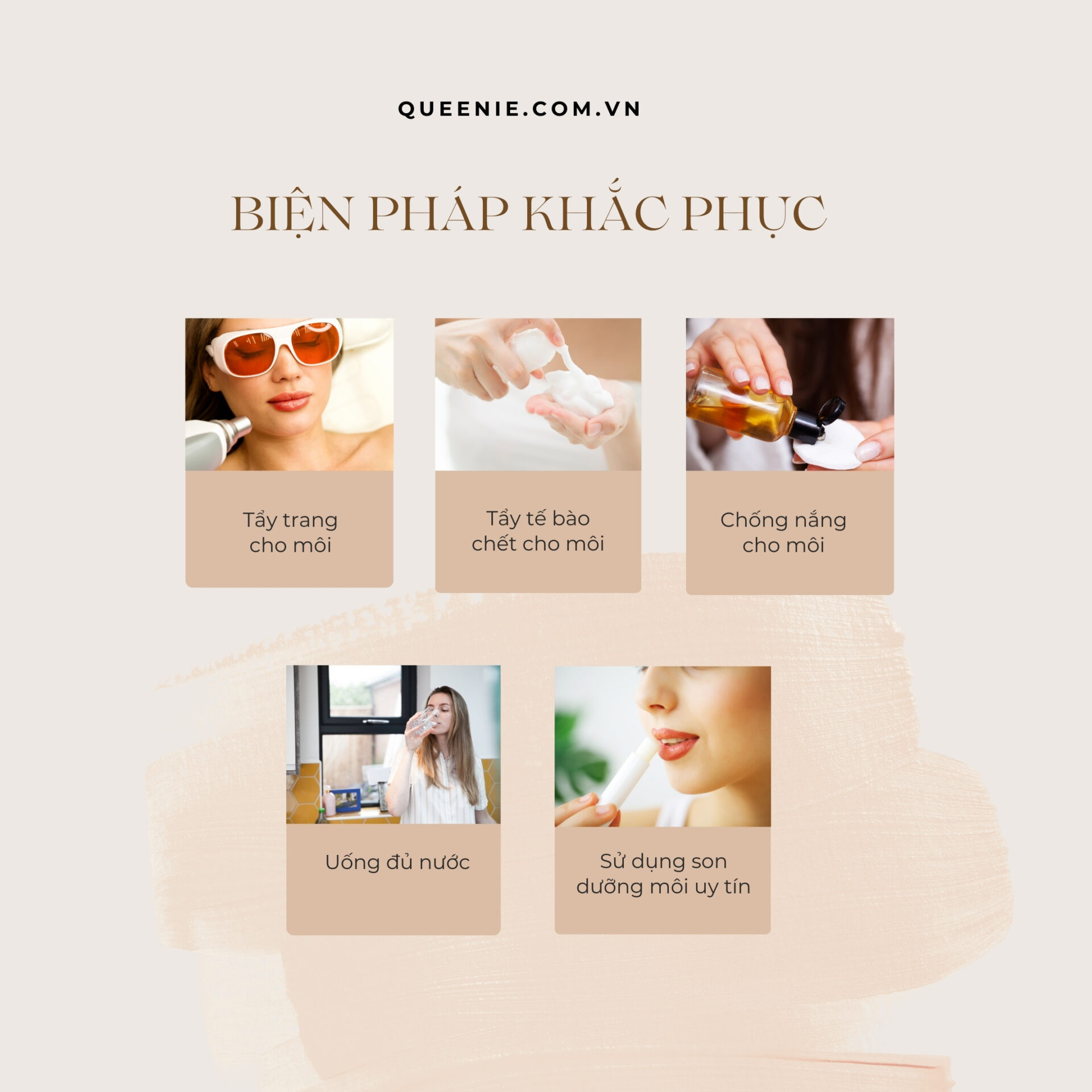 Khắc phục tình trạng môi thâm để lấy lại vẻ đẹp tự nhiên